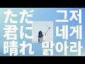 Download Lagu 달이 터지고, 밤이 피어나🌹: 요루시카 - 그저 네게 맑아라(ただ君に晴れ) [가사/발음/한글 자막/해석]