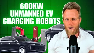 The future of electric car charging is here; 600kw, no driver, robot charging