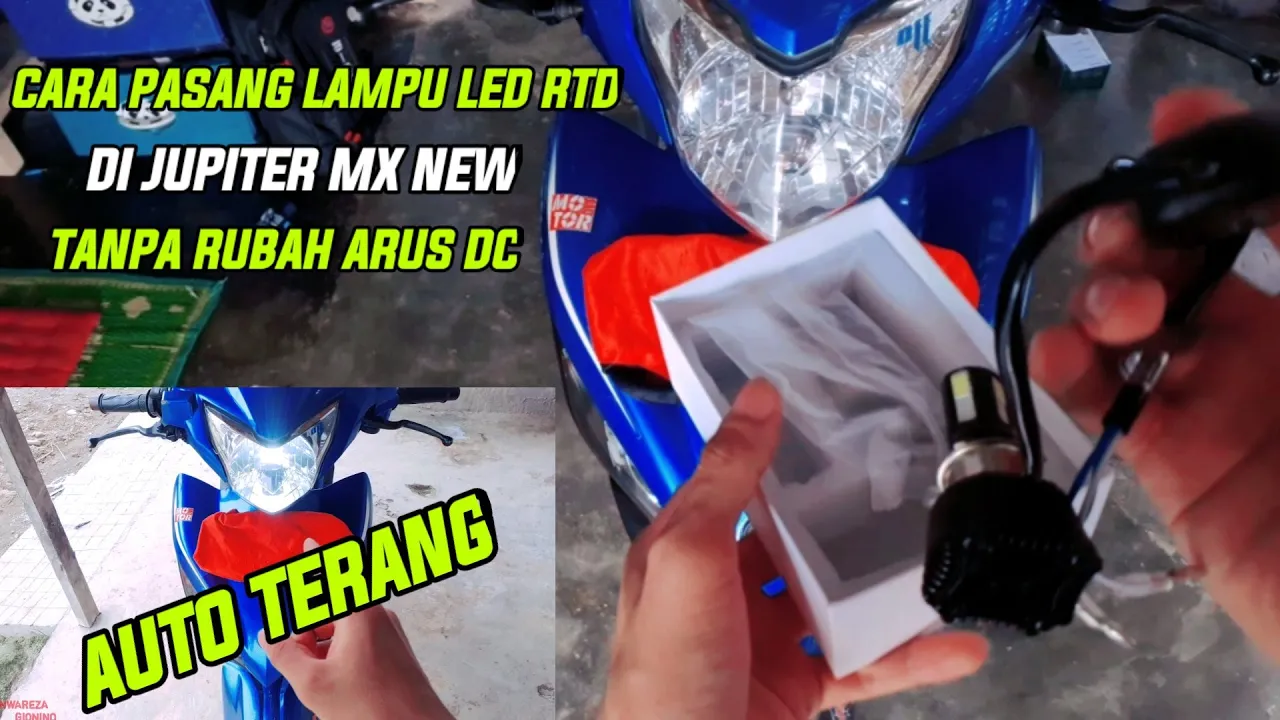 pasang lampu stop LED 3 in 1 yamaha MX king