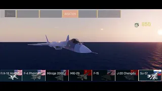 how to get the su-57 in c-ram simulator