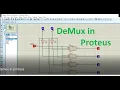 How to make demux in proteus demux in proteus Demultiplexer in proteus