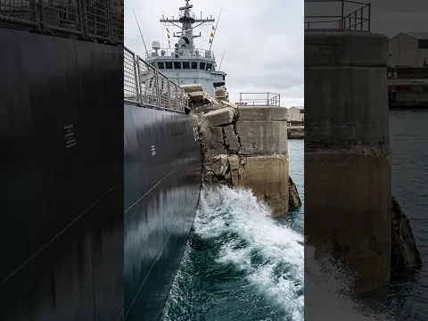 SHIP SLAMS Into Wall 💥💥