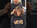 Transform long hair to Short hair how she look