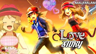 pokemon ash and serena true love story omg pokemon malayalam