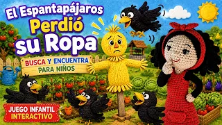 El Espantapájaros Perdió su Ropa 🌽 | Busca y Encuentra para Niños | Juego Infantil Interactivo