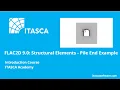 FLAC2D 9 0 Structural Elements - Pile End Bearing Example