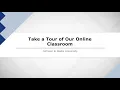 A Virtual Tour of the JWU Online Classroom