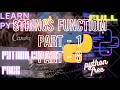 Python full beginner friendly course Strings Function for free and anyone can learn python part6