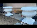 CASTING planter flower pot with amazon mold made easy