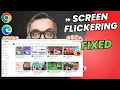 How to FIX Screen Flickering With Chrome Edge While Browsing Watching YouTube