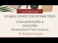 Hierarchical Task Analysis