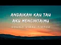 Download Lagu DJ Andaikan Engkau Tau Aku Mencintaimu Slow Beat Viral TikTok 