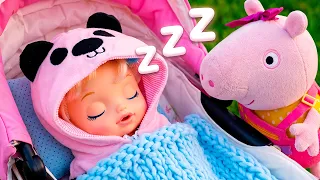 A boneca não quer dormir? Vamos dar um passeio ao ar livre!