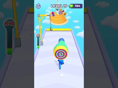 Bullet Army Run, Stair Challenge, Layer Man #shorts