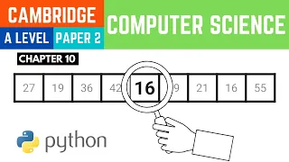 A Level Computer Science 9618 Paper 2 Linear Search