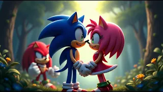 Sonic and Amy in Danger! Knuckles' Traps and Their Escape!💪💪💪 #animation #sonic #compilation