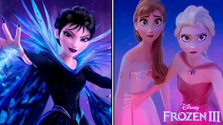 TEASER OFICIAL DE FROZEN 3!! NOVA VILÃ DO GELO É A ELSA??
