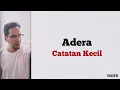 Adera - Catatan Kecil | Lirik Lagu Indonesia