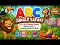 ABC Jungle Adventure for Kids Learn A Z Phonics Animals Fruits Vegetables Preschool Learning