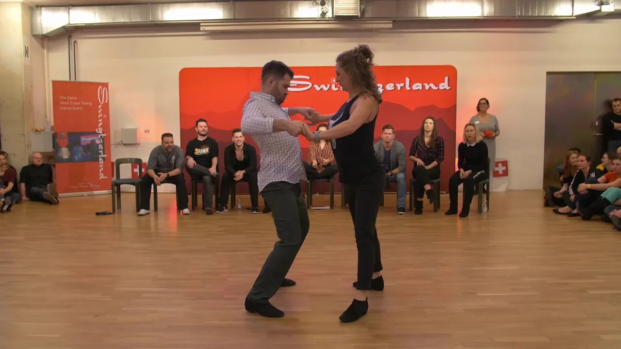 West Coast Swing - Ben Morris & Tashina Beckmann King - Swingtzerland 2020 Pro Jack & Jill Show