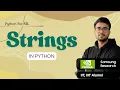 1 6 1 Strings in Python Properties Methods in Strings Hindi