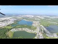 Sun-n-Fun 2025 Lakeland FL Lake Parker arrival with ATC