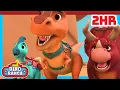 Lagu 🦕 Big Dino Trouble \u0026 Teamwork Saves the Day! | Dino Ranch | Cartoons For Kids