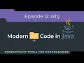 Modern Java Download and Upload Files from SFTP Servers from Java using the sshj library
