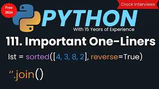 Important One-Liners Python tips and tricks
