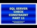 Create Alter Drop Check constraint in sql server - Part 11