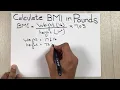 How to Calculate BMI in Pounds lbs - Body Mass Index Easy Way