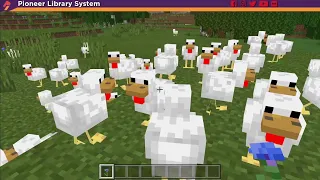 Minecraft Education Edition Coding Chicken Rain