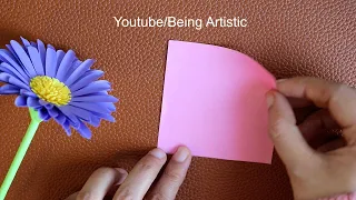 How To Make Paper Flower - Paper Craft - DIY