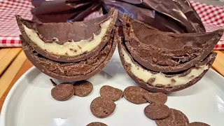 Como Fazer Ovo de Páscoa RECHEADO do Zero! Passo a Passo FÁCIL e PERFEITO 🍫✨