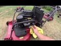 How to tighten the blade cable on a 30 mower