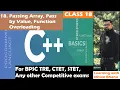 18 C Programming Language Pass by Reference Function Overloading BPSC TRE CTET BSTET