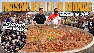 PERTAMA MASAK DI MONAS! 2 HARI 30 RIBU PORSI DIBANTU PANGLIMA TNI 