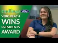 Vero Wins The Presidents Award Mullinax Ford of Vero Beach