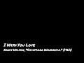 I Wish You Love - Nancy Wilson Full Transcription