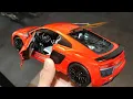 DIECAST UNBOXING OF AUDI R8 V10 PLUS 1/18 Scale Diecast Model Car by Maisto