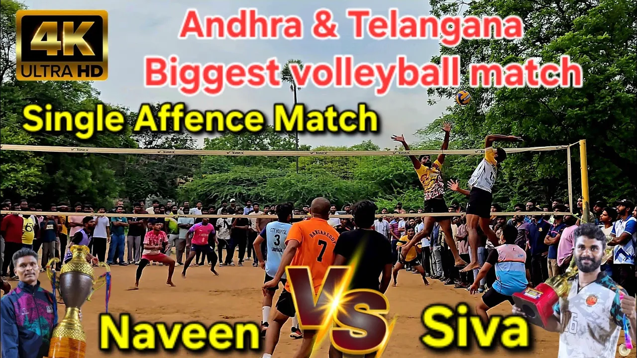 Gadala Siva 🆚️ Thurram Naveen | Single Affence Volleyball Match | Most intensive volleyball match |