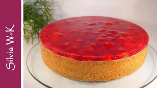 Erdbeertorte mit Quark / Erdbeertorte. 