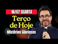 Lagu O SANTO TERÇO DE HOJE 16/07/25 - Quarta - Mistérios Gloriosos - Terço Mariano Padre Fábio de Melo