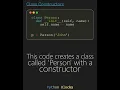 Python Class Constructors Simple