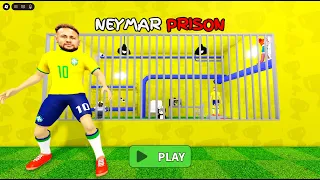 ⚽️NEYMAR PRISON RUN! Obby roblox Gameplay Walkthrough No Death 4K