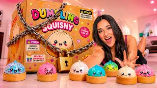 ABRINDO UMA CAIXA SURPRESA DE DUMPLING SQUISHYS RAROS!