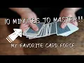 The BEST force to FOOL everyone MASTER SPREAD FORCE and CROSSCUT FORCE easily Card magic tricks