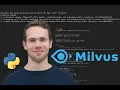 How to do text embedding vector similarity search with Milvus Standalone Python Milvus