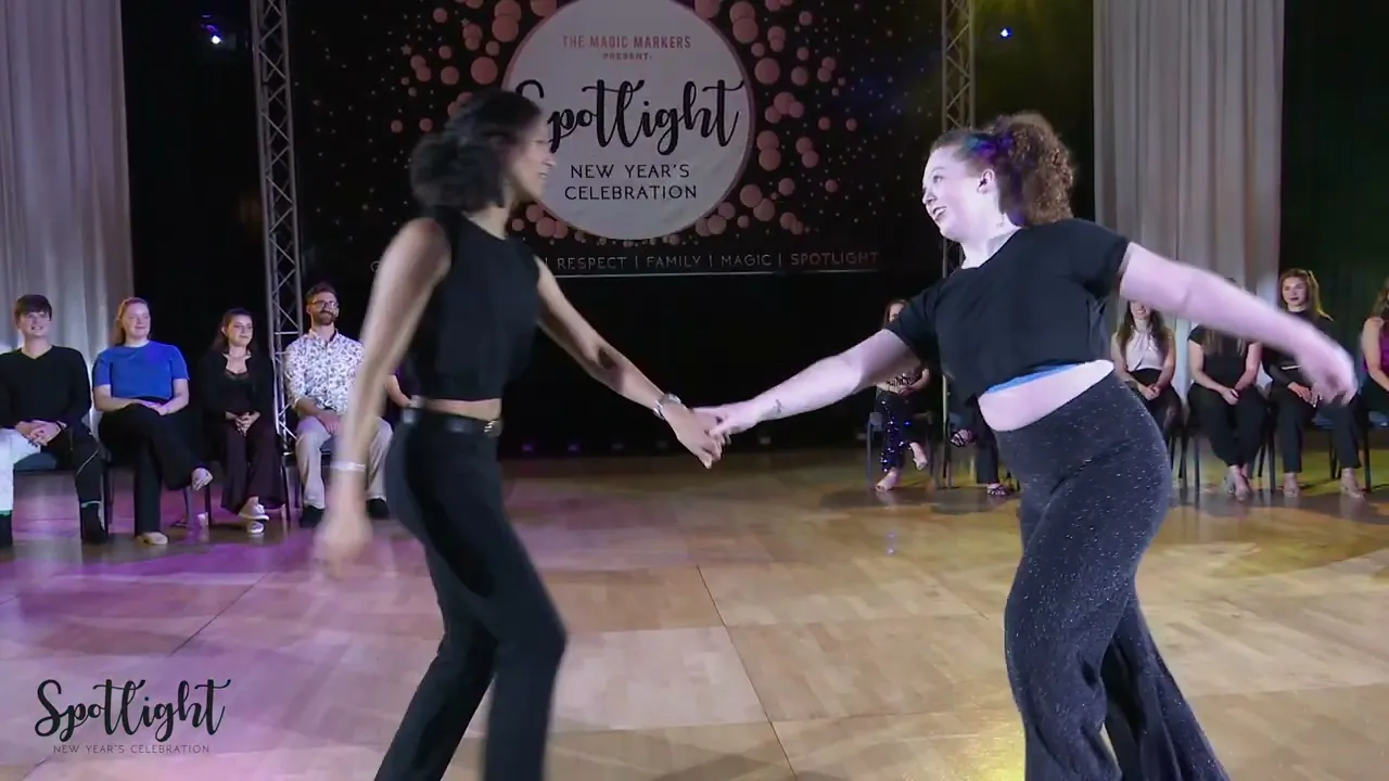 Spotlight New Year's Celebration 2023 Novice Jack & Jill - Brittney Bush & Naomi Smith