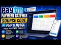 Paytm Payment Gateway Source Code in PHP MySQL Latest Version